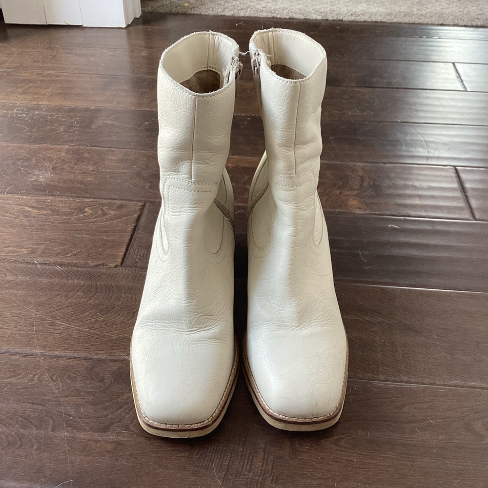 Seychelles Women's Cream Ankle Boots